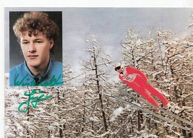 Jürgen Winterhalder Autogrammkarte 80er Jahre Original Signiert Skispringen + A36179