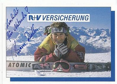 Karin Dedler Autogrammkarte Original Signiert Skialpin + A36199