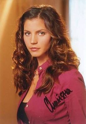 Original Autogramm Charisma Carpenter auf Foto