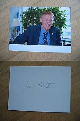 EU Kommissar Janez Potocnik - handsigniertes Autogramm!!!