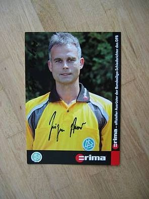 DFB Bundesligaschiedsrichter Jürgen Aust - handsigniertes Autogramm!!!