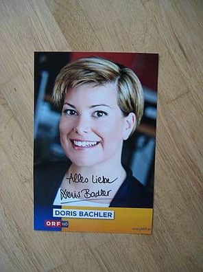 ORF Moderatorin Doris Bachler - handsigniertes Autogramm!!!