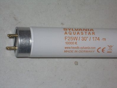 Sylvania AquaStar F25W / 30" / 174 -T8 10000 K CE 75 75,5 75,6 cm Tube 10.000 K
