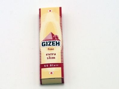 Gizeh Fine Extra Slim Blättchen Zigarettenpapier 66 Blatt