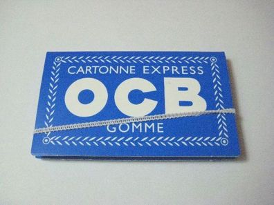 OCB Blau Blättchen mit Gummizug 100 Blatt