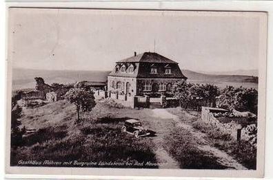 55429 Ak Gasthaus Möhren mit Burgruine Landskron bei Bad Neuenahr 1943