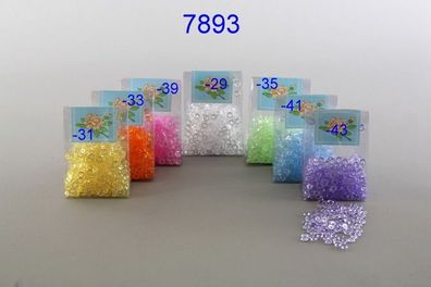 GLAS-PERLEN - Pink - 80 gramm
