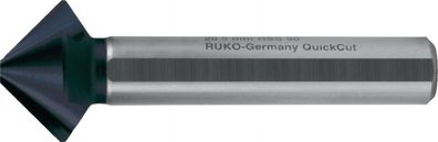 Kegel- u. Entgratsenker DIN335-C 90Grad D.16,5mm HSS TiAIN RUKO QuickCut