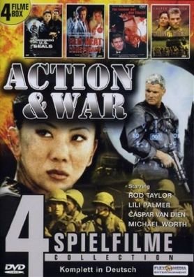 Action & War - 4 Spielfilme Collection DVD Action Abenteuer NEU&OVP NEW