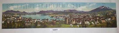 102977 Maximumkarte Panorama von von Luzern Schweiz um 1910