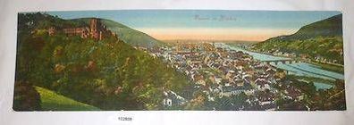 102808 Maximumkarte Panorama von Heidelberg um 1910