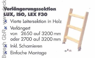 1 Bodentreppe MidMade LEX F30 - Verlängerungssektion