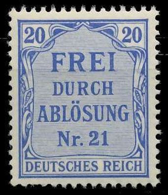 Deutsches REICH Dienstmarken 1903 05 Nr 5 postfrisch X89C44A