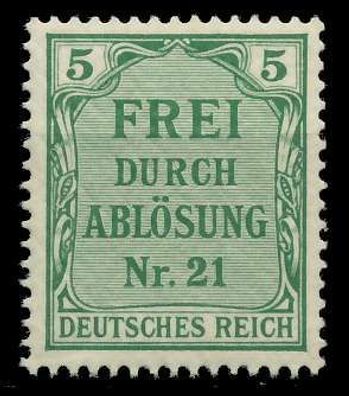 Deutsches REICH Dienstmarken 1903 05 Nr 3 postfrisch X89C456