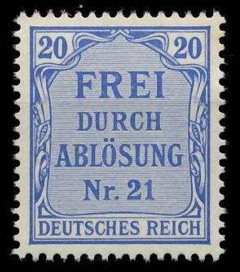 Deutsches REICH Dienstmarken 1903 05 Nr 5 postfrisch X89C45A