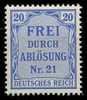 Deutsches REICH Dienstmarken 1903 05 Nr 5 postfrisch X89C462