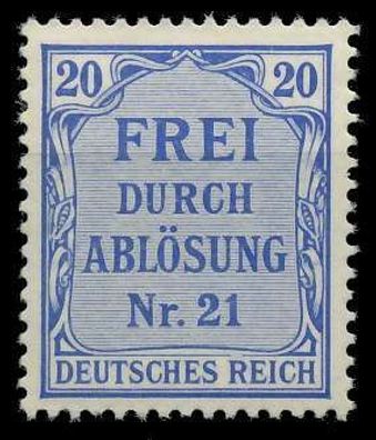 Deutsches REICH Dienstmarken 1903 05 Nr 5 postfrisch X89C476