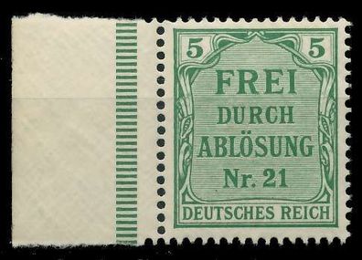 Deutsches REICH Dienstmarken 1903 05 Nr 3 postfrisch SR X89C47E