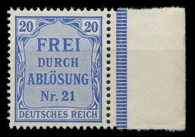 Deutsches REICH Dienstmarken 1903 05 Nr 5 postfrisch SR X89C486