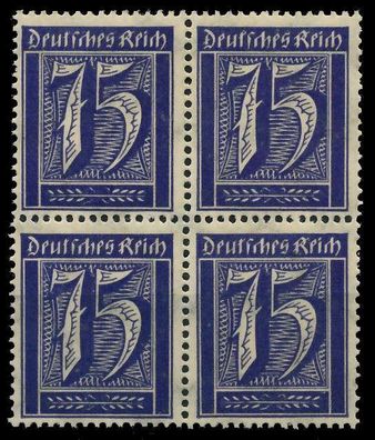 Deutsches REICH 1921 Inflation Nr 185 postfrisch VIERER X89C4D2