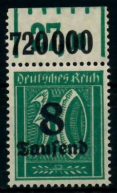 Deutsches REICH 1923 Hochinfla Nr 278XP OR postfrisch O X89C542