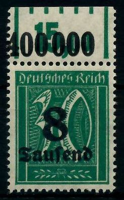 Deutsches REICH 1923 Hochinfla Nr 278XP OR postfrisch O X89C55E