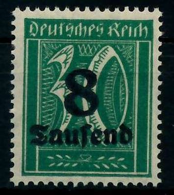 Deutsches REICH 1923 Hochinfla Nr 278X postfrisch X89C56A