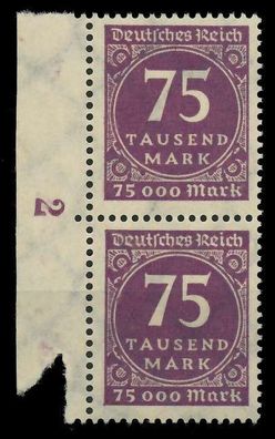 Deutsches REICH 1923 Inflation Nr 276 postfrisch SENKR X89C582