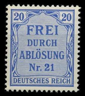 Deutsches REICH Dienstmarken 1903 05 Nr 5 postfrisch X89C646