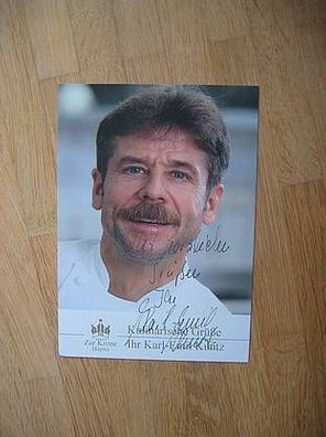 Sternekoch Karl-Emil Kuntz - handsigniertes Autogramm!!!