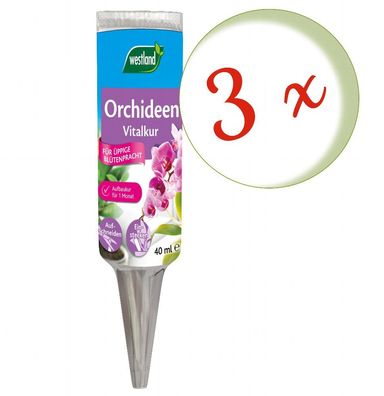 3 x Westland® Orchideen Vitalkur, 40 ml