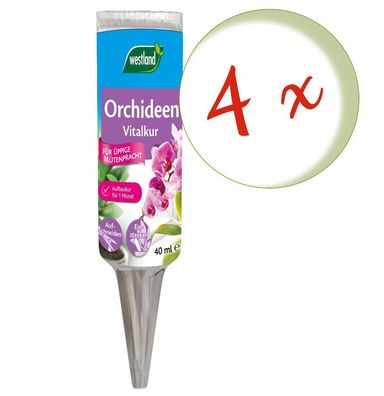 4 x Westland® Orchideen Vitalkur, 40 ml