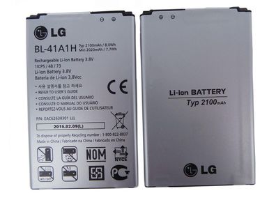 Original LG BL-41A1H Akku für LG F60 D390N 2100 mAh Neuwertig