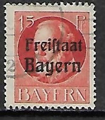 Altdeutschland Bayern gestempelt Michel-Nummer 156A