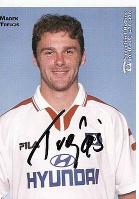 Marek Trejgis Hamburger SV 1998-99 Autogrammkarte + A37604