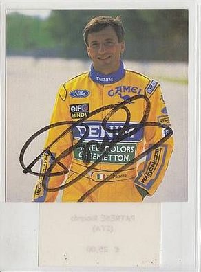 Ricardo Patrese Autogrammkarte Original Signiert Formel 1 + A37650
