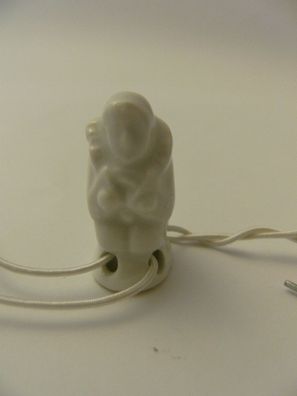 Porzellan Tropfenfänger Pierrot, weiß, für Kaffee- oder Teekannen, Figur