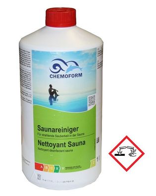 Chemoform Saunareiniger 1L | Sauna Hygiene Reiniger Holz Desinfektion Pflege