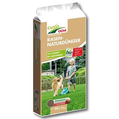 Cuxin Rasen Naturdünger 20 kg Rasendünger Rasennatrdünger Bio Langzeitwirkung