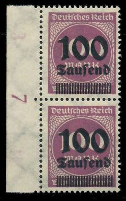 Deutsches REICH 1923 Hochinfla Nr 289b postfrisch SENKR X89C6A6