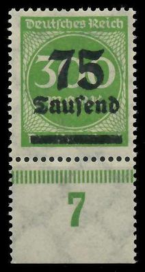 Deutsches REICH 1923 Hochinfla Nr 286 postfrisch URA X89C6CA