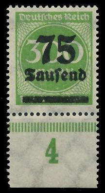 Deutsches REICH 1923 Hochinfla Nr 286 postfrisch URA X89C6CE