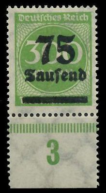 Deutsches REICH 1923 Hochinfla Nr 286 postfrisch URA X89C6D2