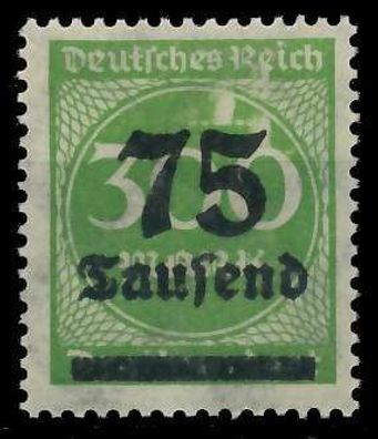 Deutsches REICH 1923 Hochinfla Nr 286 postfrisch X89C6FE