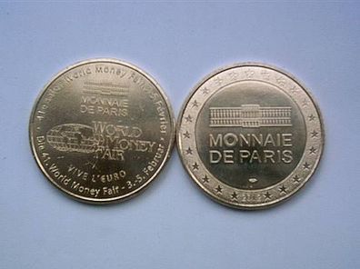 Original Medaille Bronze Monnaie de paris zur World money fair Berlin 2012
