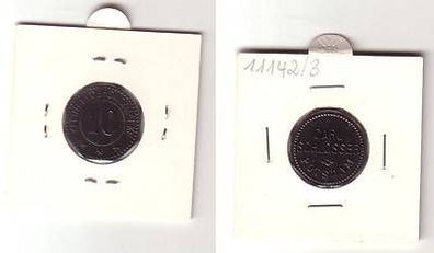 seltene Münze Potsdam 10 Kleingeldersatzmarke Zink Carl Schlösser
