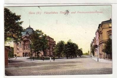 57092 Ak Gera Reuss Promenadenstrasse 1909