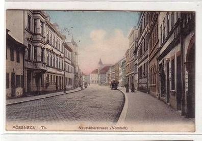 56583 Ak Pössneck Neustädterstrasse (Vorstadt) 1907