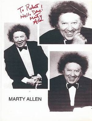 Marty Allen TOP GF Original Signiert bek. aus The Big Valley + G 5525