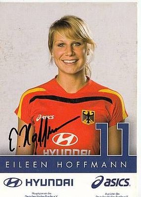 Eileen Hoffmann TOP National AK Original Signiert Hockey + A38076
